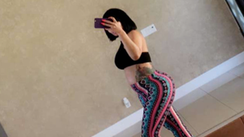 Blac Chyna Shows Off Her Bare Tattooed Baby Bump, Snaps Pics From All Angles