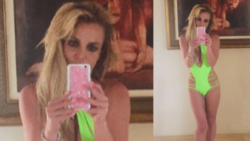 Britney Spears Bares Her Body in a Sexy Cut Out Swimsuit