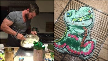 Chris Hemsworth and His Biceps Bake His Daughter the Best Birthday Cake -- See the Pic!