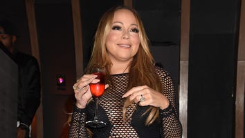 Mariah Carey Wears a See-Through Mesh Dress to a Bat Mitzvah