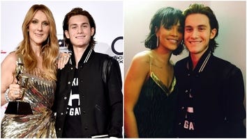 Rene-Charles Angelil Snaps Pic With Rihanna After Emotional Moment With Mom Celine Dion, Wins Billboard Music