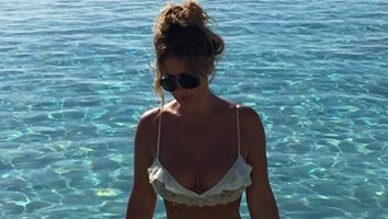 Kim Zolciak Continues to Flaunt Her Tiny Waist in Favorite Bikini