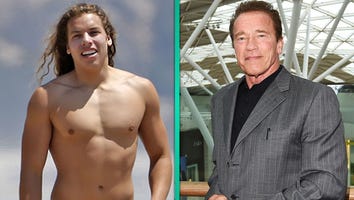 Arnold Schwarzenegger's Son Joseph Baena Flaunts His Muscular Beach Bod -- See the Shirtless Pic!