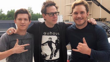 Chris Pratt and James Gunn Pass the 'Marvel Baton' to New Spider-Man Tom Holland