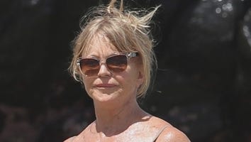 Goldie Hawn, 70, Flaunts Flawless Beach Body in Nude Swimsuit