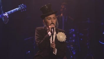 Miley Cyrus Rocks Her Engagement Ring, Rips Off Her Pants During Performance on 'Maya & Marty'
