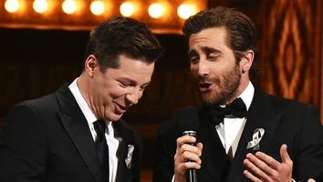Jake Gyllenhaal and Sean Hayes Slay 'A Whole New World' During Tonys Commercial Break