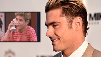EXCLUSIVE: Zac Efron Channels His 'Hero' Zack Morris at LA Premiere With Epic Bleached Tips!