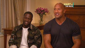 EXCLUSIVE: Dwayne Johnson and Kevin Hart Debate Who's in Better Shape