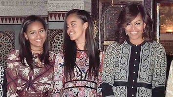 Michelle, Sasha and Malia Obama Coordinate Outfits in Morocco, Look Incredibly Chic!