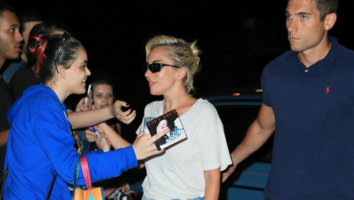 Lady Gaga Mobbed by Fans in New York City After Watching DNC With Sister Natali