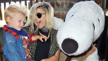 Star Sightings: Fergie and Son Cuddle With Snoopy, Very Pregnant Megan Fox Holds Hands With Brian Austin Green