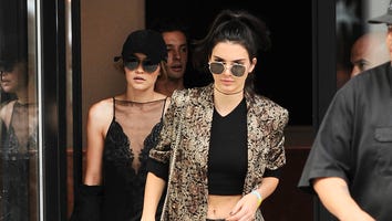 Kendall Jenner, Gigi Hadid Battle New York Heat Wave in All Black Outfits