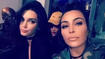 Kim Kardashian Rocks See-Through Dress to Support Kendall Jenner at Skyspace LA Event