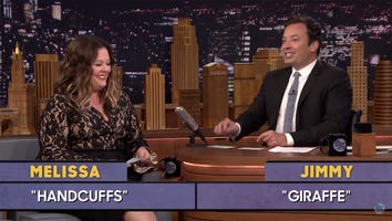 Melissa McCarthy, Jimmy Fallon Joke About Pikachu and Fiber One in 'Tonight Show' Game 'Word Sneak'