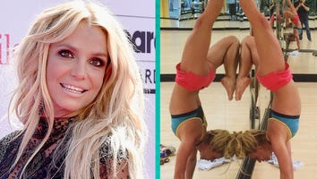 Britney Spears Shows Off Seriously Toned Tummy While Doing a Handstand