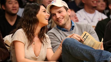 Mila Kunis Says Ashton Kutcher Taught Their Daughter Wyatt That 'Papa Has Beer in His Belly'