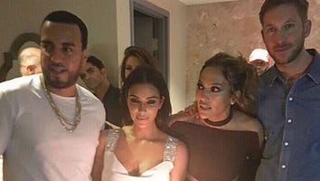 Jennifer Lopez 47th Birthday: Kim Kardashian and Calvin Harris Party Together at Star-Studded Bash