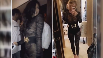 Kim Zolciak Wears Same Sheer Balmain Jumpsuit as Kylie Jenner -- See the Pics