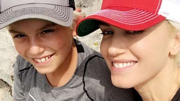 Gwen Stefani Shares a Sweet Kiss With Son Kingston on Family Day -- See the Pic!