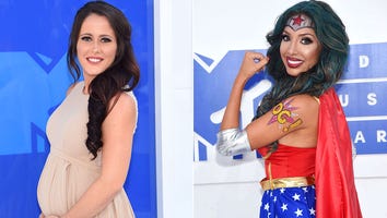 'Teen Mom 2' Star Jenelle Evans Debuts Her Baby Bump on the 2016 MTV VMAs Red Carpet as Farrah Abraham Dresses