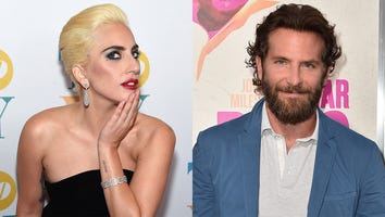 Lady Gaga and Bradley Cooper Share a Smooch on 'A Star Is Born' Set -- See the Steamy Pic!