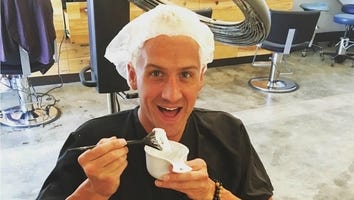 Ryan Lochte Dyes His Hair Light Blue Before Rio 2016 Olympics -- See the Dramatic 'Do!