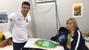 Michael Phelps and Katie Ledecky Adorably Recreate Decade-Old Superfan Photo