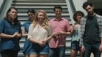 EXCLUSIVE: Cobie Smulders' Friends Scheme a Way to Get Her Divorced in 'The Intervention' Clip