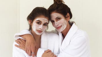 Cindy Crawford and Daughter Kaia Gerber Are Twinning in Matching Face Masks