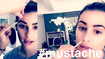 Lea Michele Gets Her Upper Lip Waxed and Snapchats the 'Real Beauty' Regimen