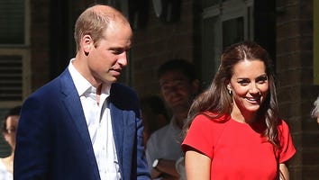 Kate Middleton Stuns in Red After Meeting James Corden's Sister at Charity Event With Prince William