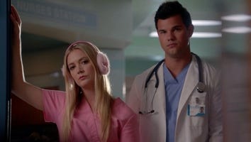 EXCLUSIVE: 'Scream Queens' Stars Billie Lourd and Taylor Lautner Tease Their 'Weird' On-Screen Romance!