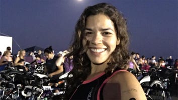 America Ferrera Attends an Emmy Party Right After Competing in a Triathlon: See the Impressive Pics!