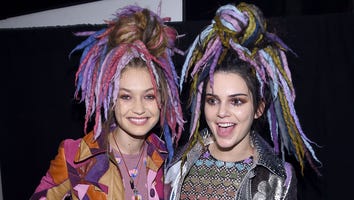 Kendall Jenner, Gigi and Bella Hadid Rock Rainbow Dreadlocks Inspired by Lana Wachowski at Marc Jacobs NYFW Sh