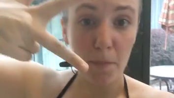 Lena Dunham Proudly Bares Her Endometriosis Scars in Bikini Selfie