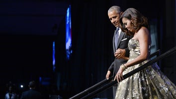 First Lady Michelle Obama Stuns in Gold at Congressional Black Caucus Awards