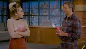 Seth Meyers Tries Embarrassingly Hard to Be Hip to Impress Miley Cyrus