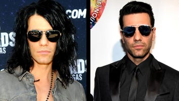 Criss Angel Sports Different Look at Charity Event With His Son