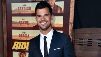 Taylor Lautner Shows Off a Drastic Hair Change -- See His New Icy Purple Locks!