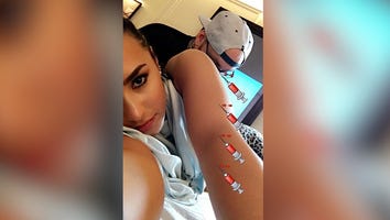 Demi Lovato Gets Giant Tattoo Touch-Ups: 'Why Is the Feeling of Getting Tattooed So Addicting?'