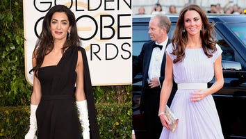 Amal Clooney and Kate Middleton Stun in Nearly Identical Dresses, Prove They're Fashion Soulmates!