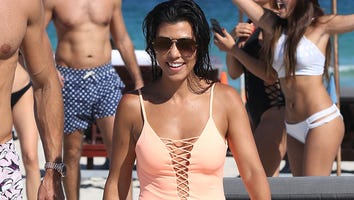 Kourtney Kardashian Rocks Thong Swimsuit in Miami: See the Bootylicious Pics!