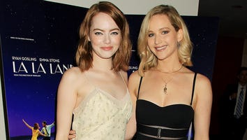 Emma Stone Brings Jennifer Lawrence as Her Date to 'La La Land' Screening: See the Cute Pics!