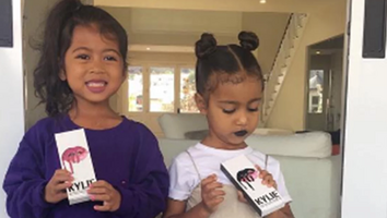 North West Tries Out Kylie Jenner's Lip Kits -- See The Cute Video!