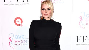 Jessica Simpson Steps Out in Sexy and Chic Black Jumpsuit