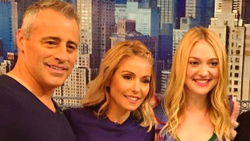 Matt LeBlanc and Dakota Fanning Have an Adorable 'Friends' Reunion -- Watch!