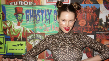 New Mom Behati Prinsloo Steps Out As a Cheetah, Parties With Red Hot Chili Peppers for Halloween