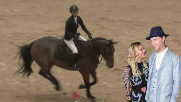 EXCLUSIVE: Kaley Cuoco and Boyfriend Karl Cook Compete in Longines Masters Horseback Riding Event