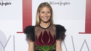 Gwyneth Paltrow Flashes Sideboob in Dreamy Sheer Velvet Gown!